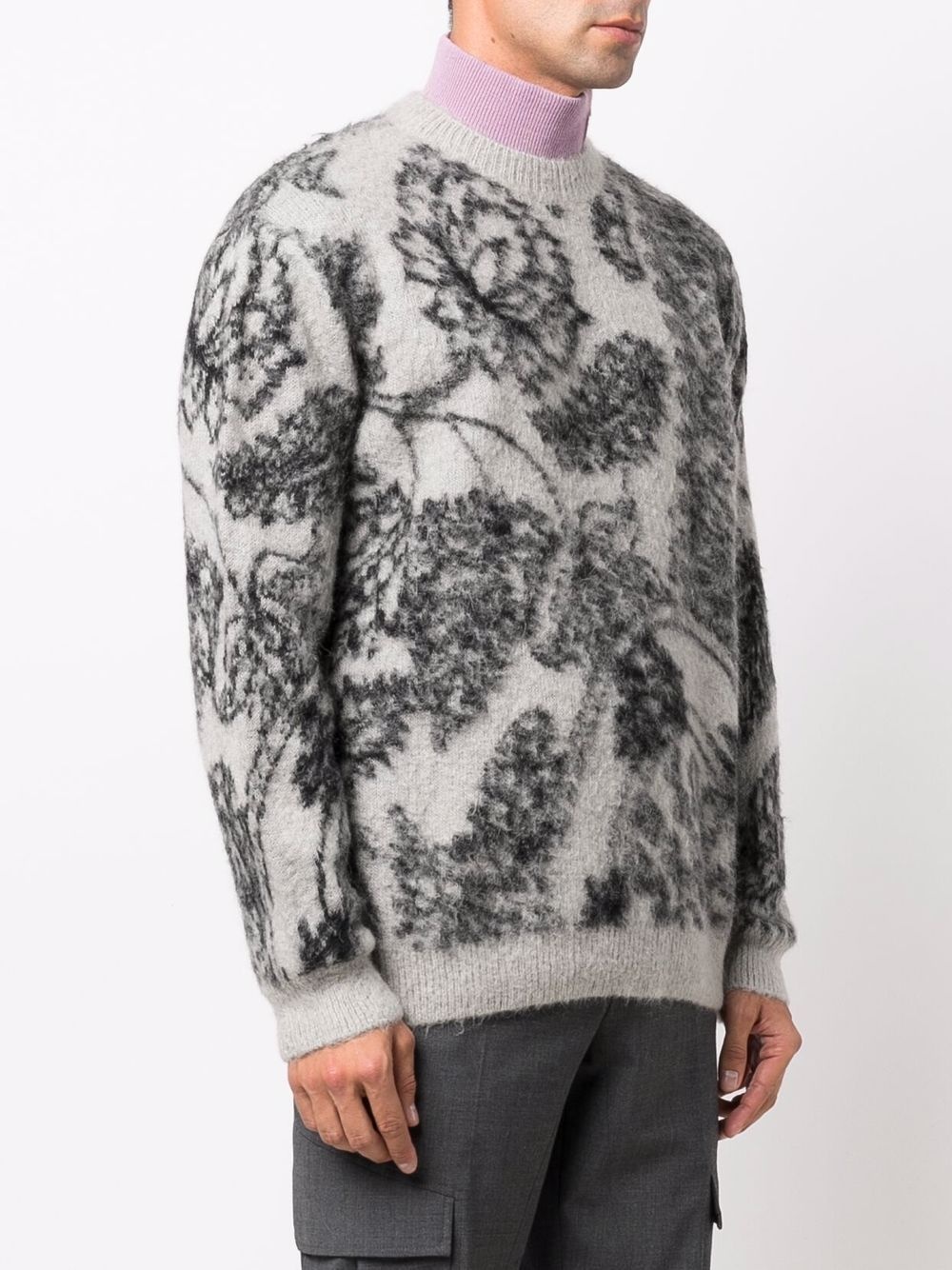 paisley print jumper - 3