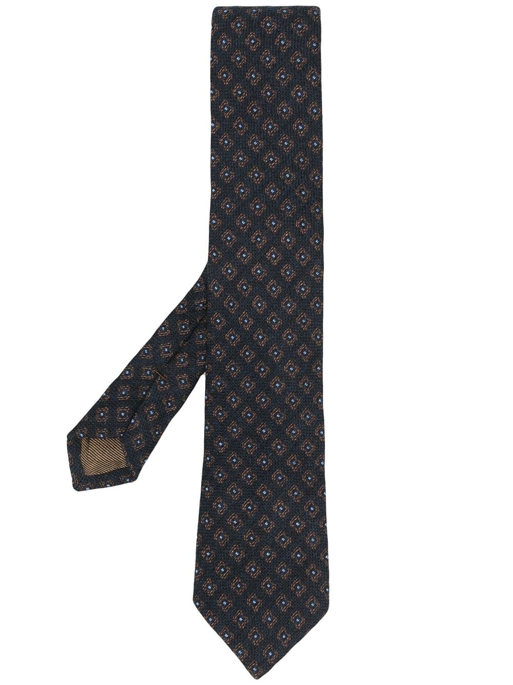 diamond-motif tie - 1