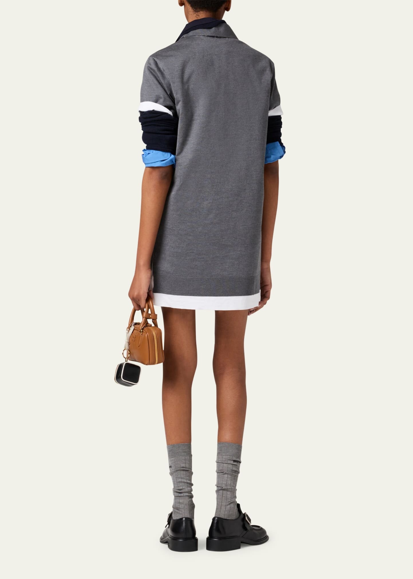 Short-Sleeve Mini Polo Dress - 3