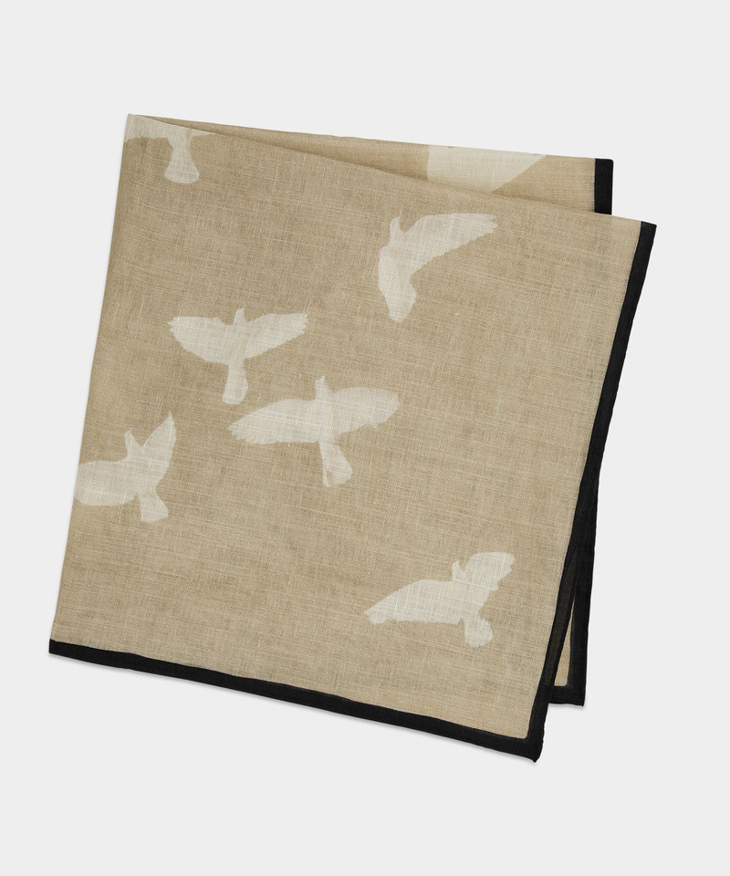 TODD SNYDER Italian Bird Neckerchief outlook
