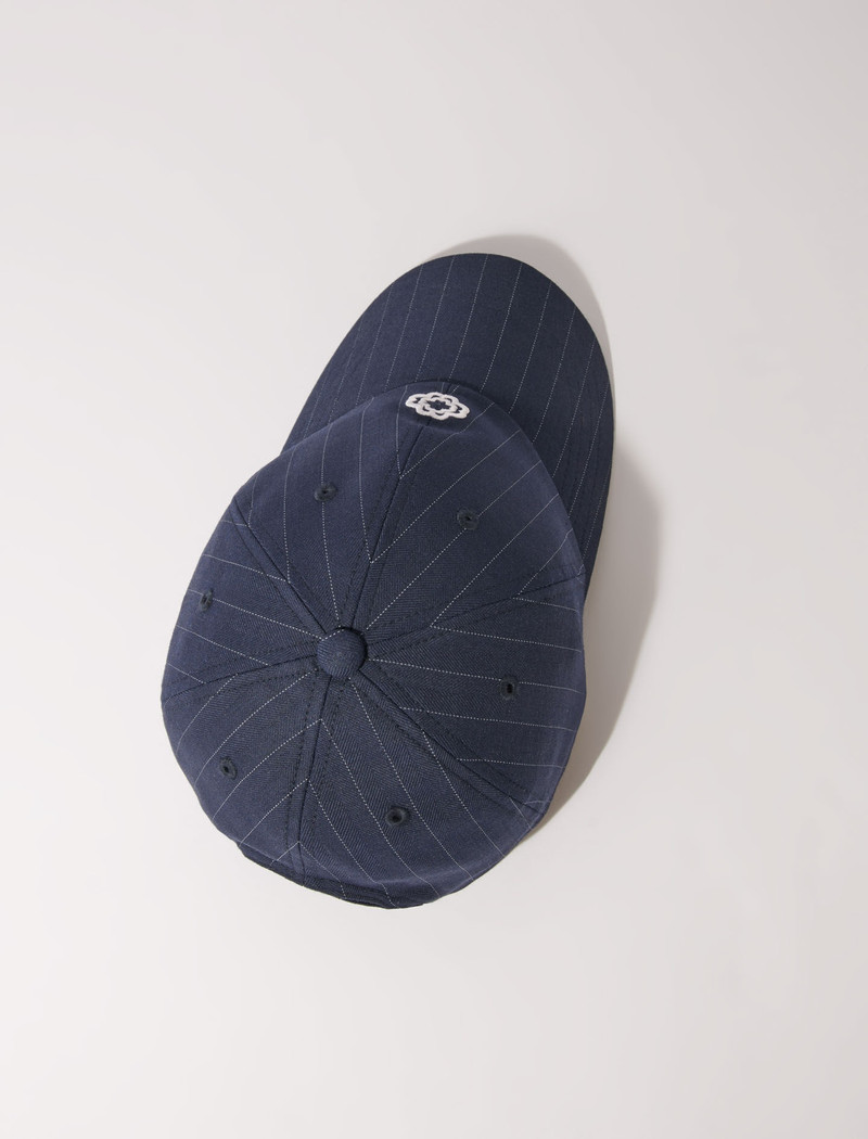 Striped cotton cap 3