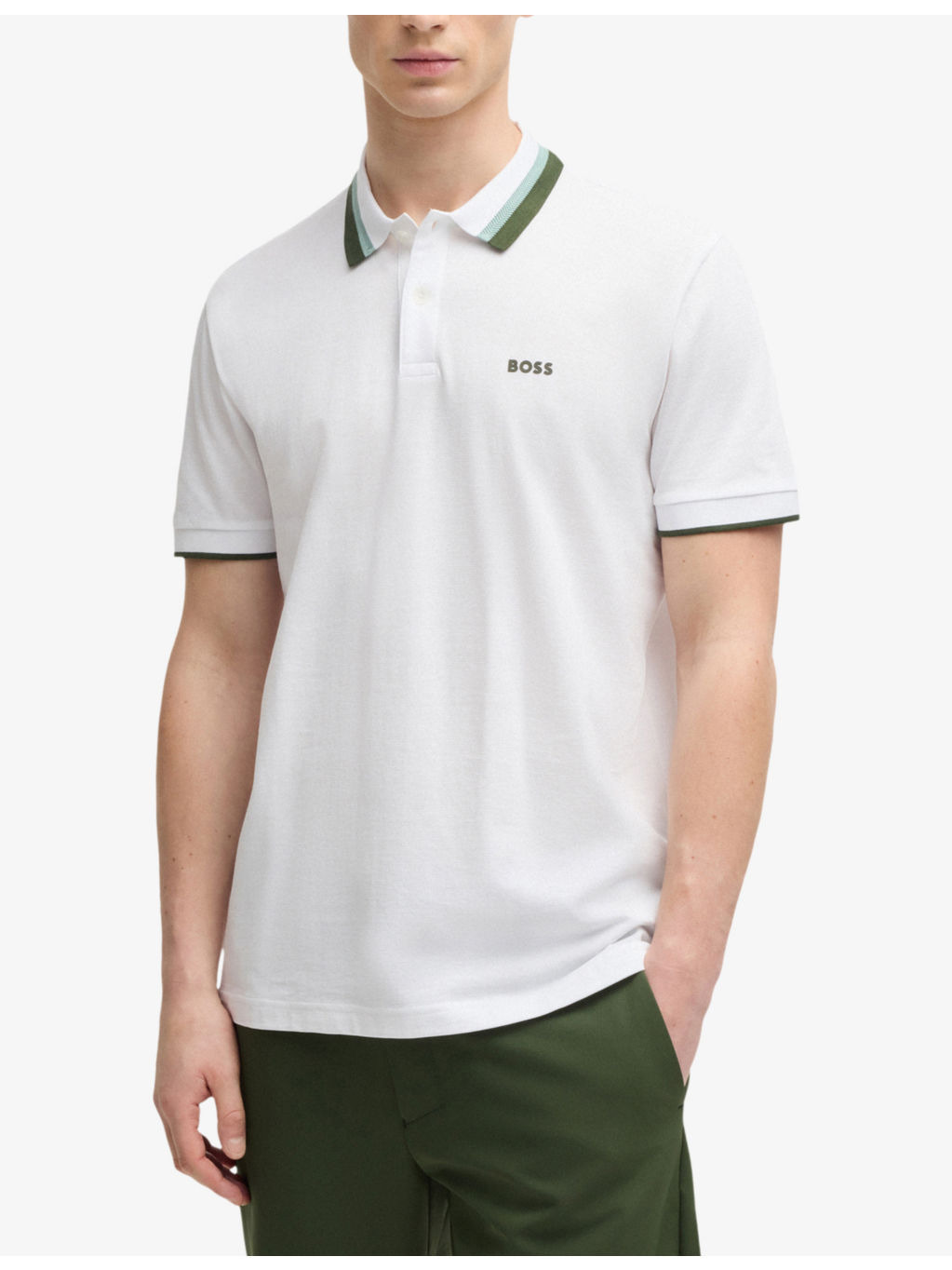 Branded Short-Sleeve Cotton Polo Shirt - 3