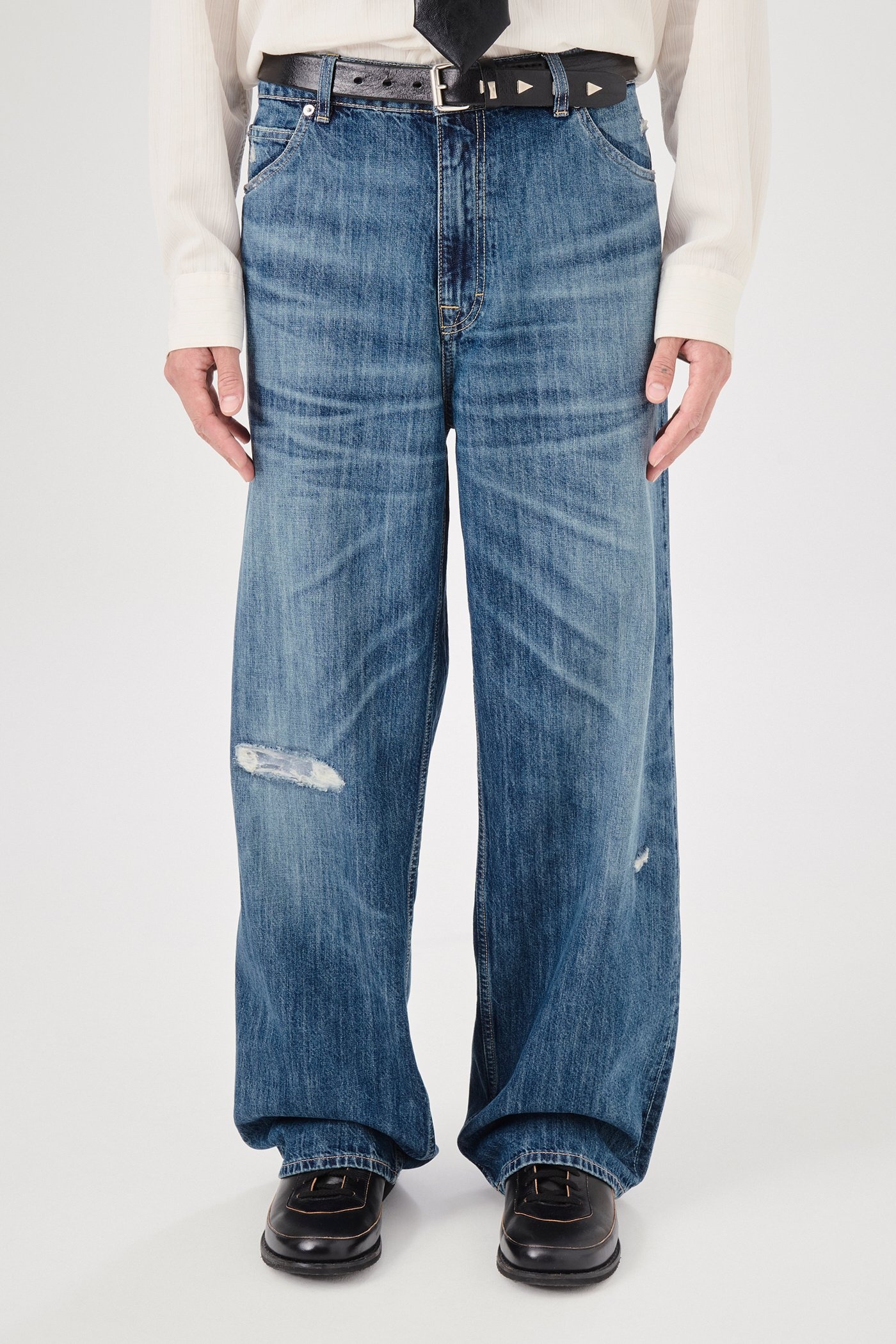 Vast Cut Vintage Rubber Repair Denim - 3