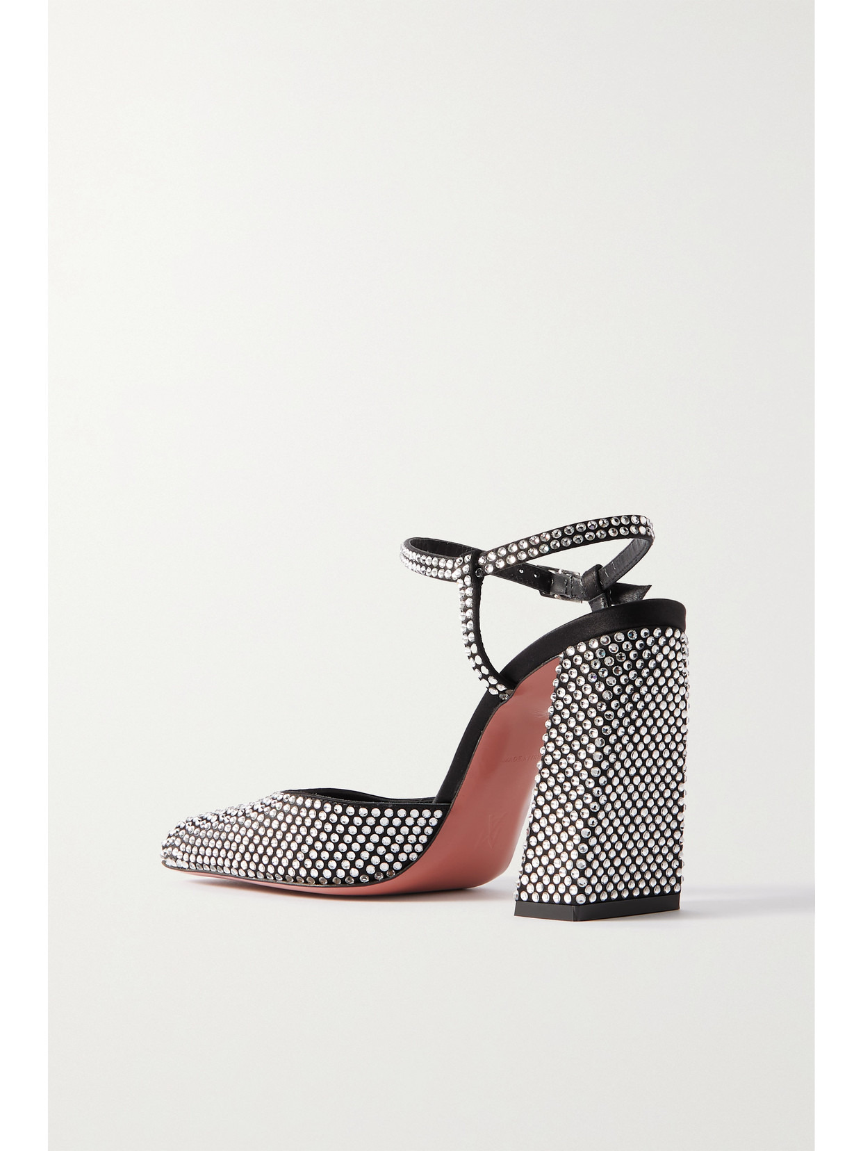 Charlotte Crystal-embellished Satin Pumps - 3