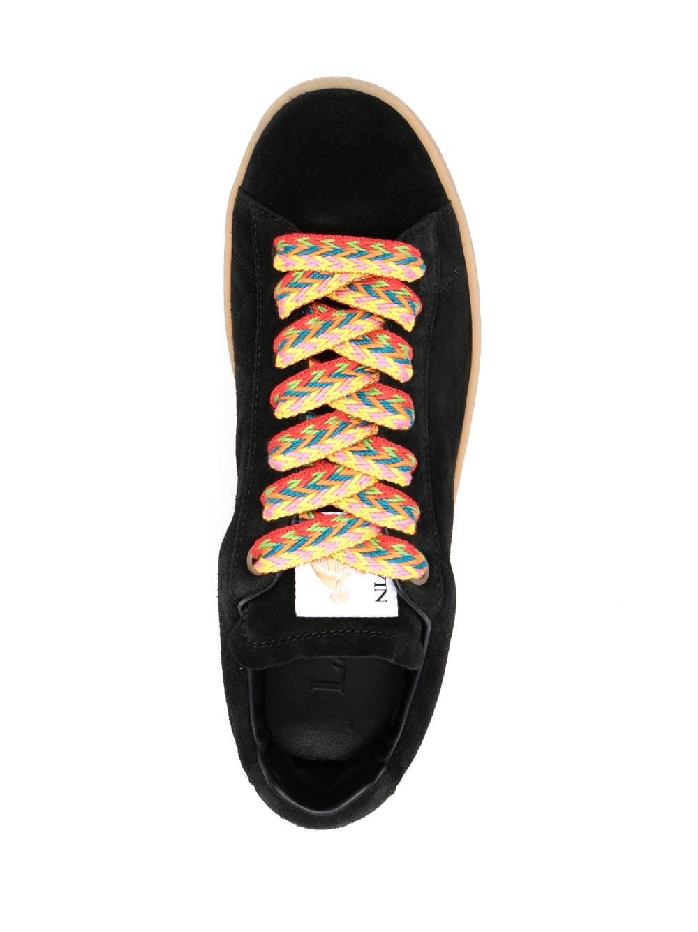 suede low-top sneakers - 4
