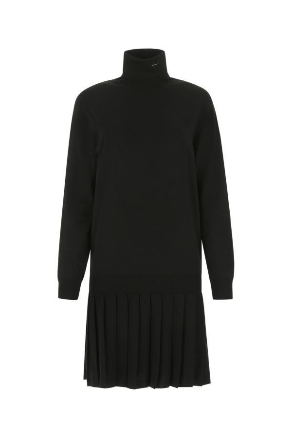 Prada Woman Black Wool Dress - 1