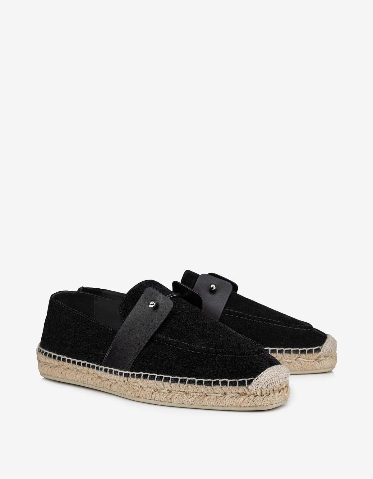 Christian Louboutin Chambespadrille Flat Black Espadrilles - 1