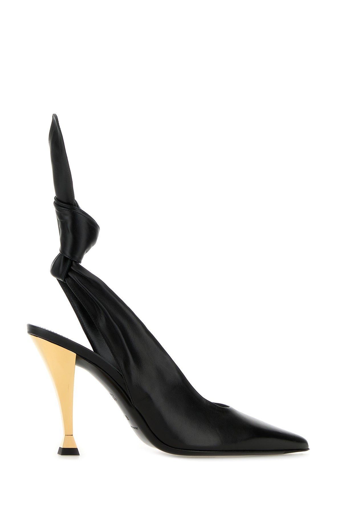 Black nappa leather Beauw pumps - 3
