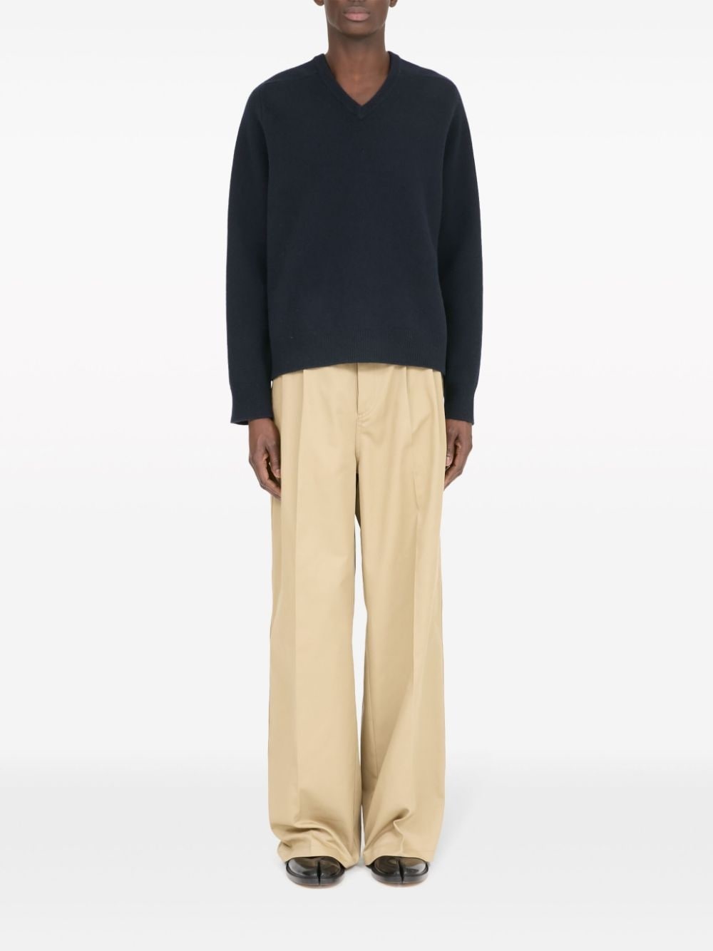 four-stitch wool jumper - 2