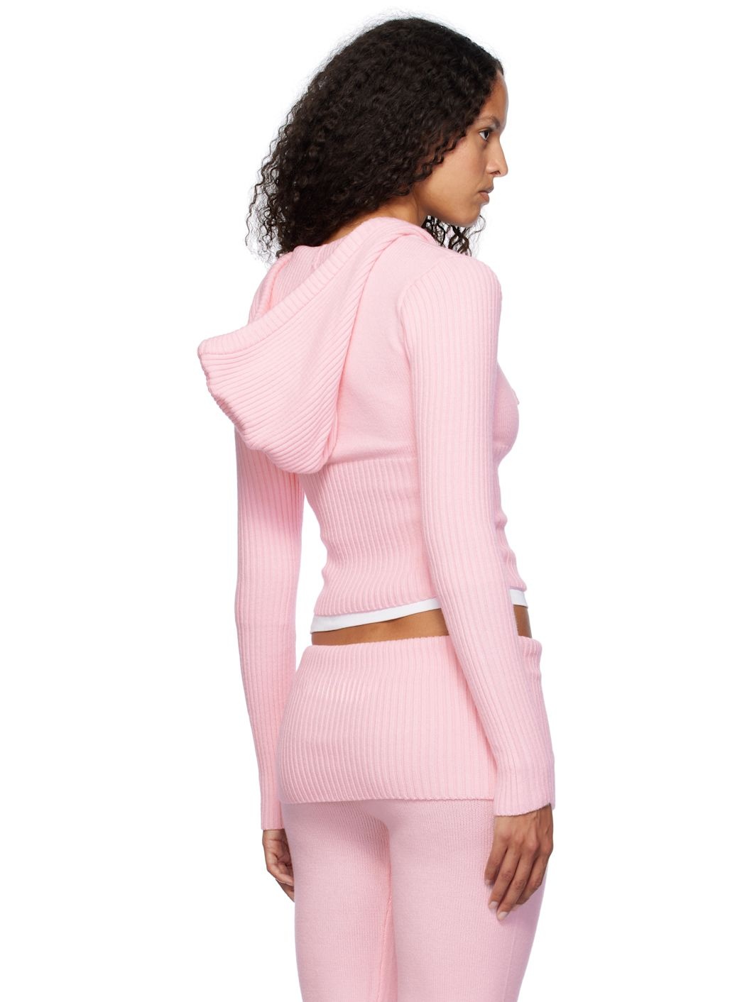 Pink Heritage Zip Up Hoodie - 3
