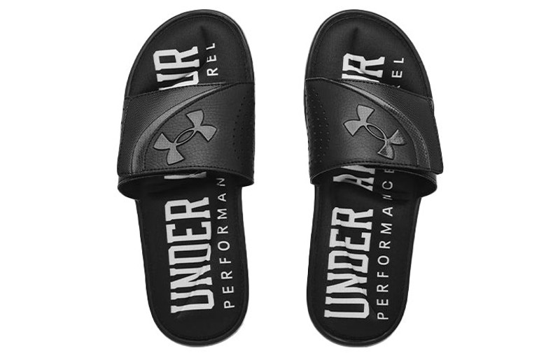 Under Armour Under Armour Ignite 6 Graphic Strap Slide 'Black' 3024451-001 outlook