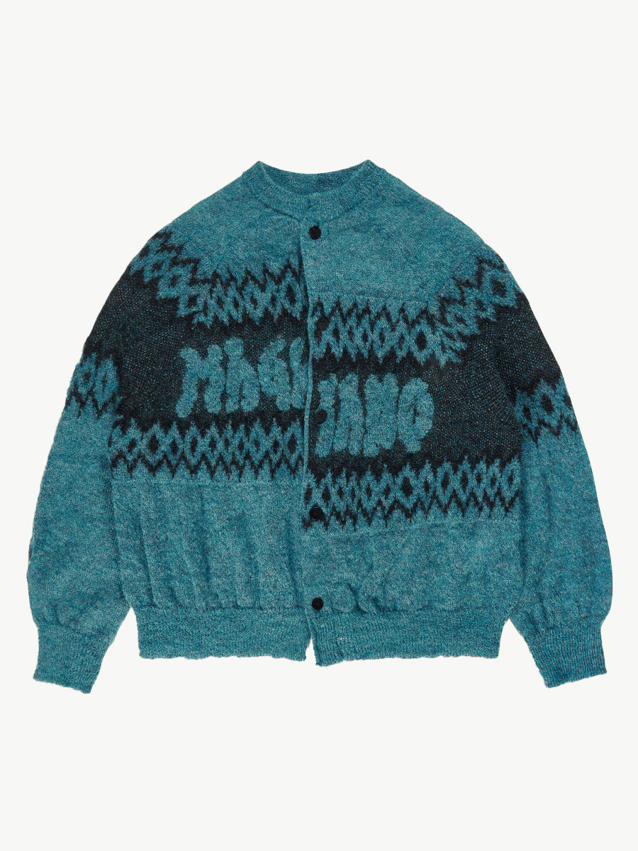 Christmas Sweater Rave Blue - 5