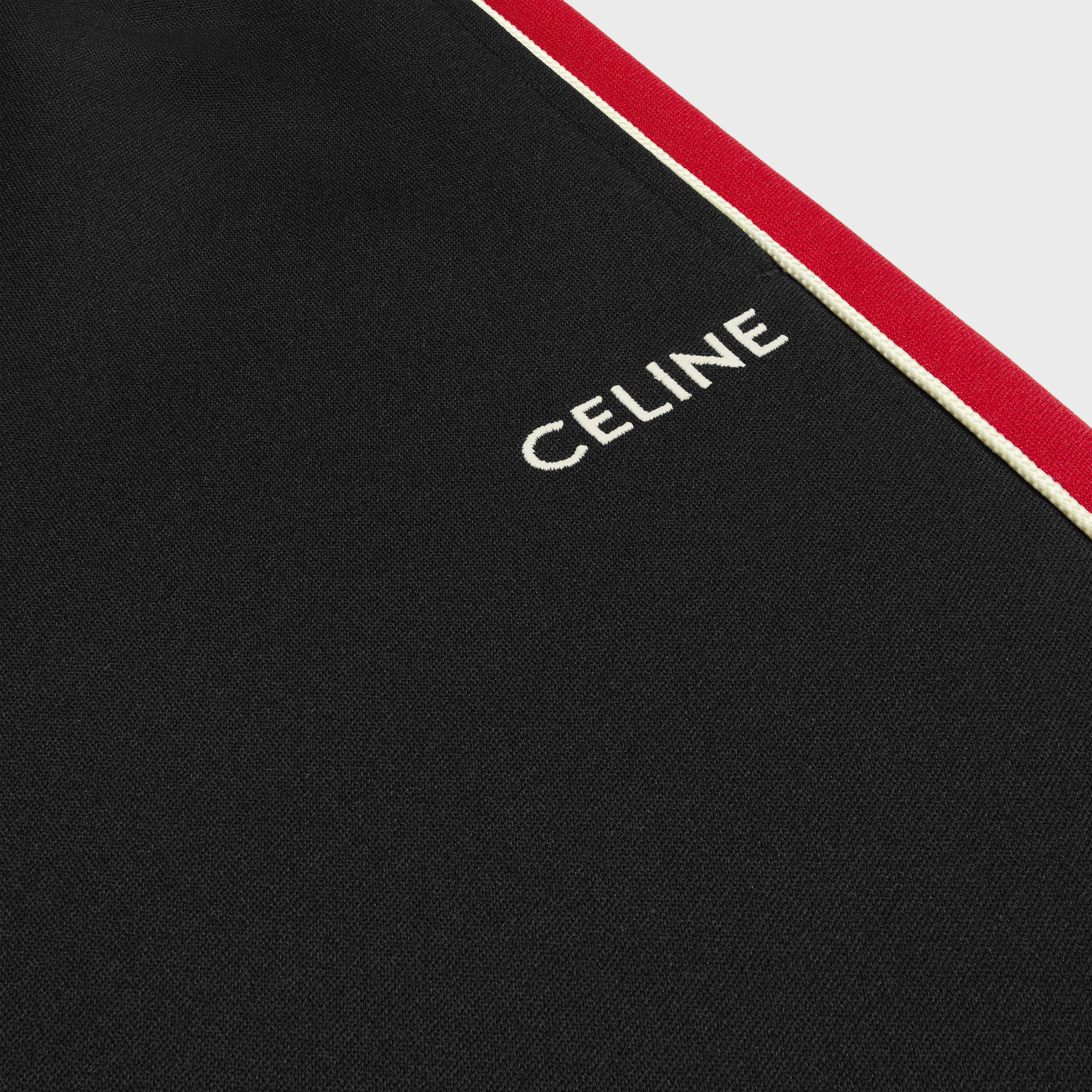 CELINE ルーズフーディ　インテンスレッド/ブラック　XSサイズ CELINE ルーズフーディ インテンスレッド/ブラック XSサイズ