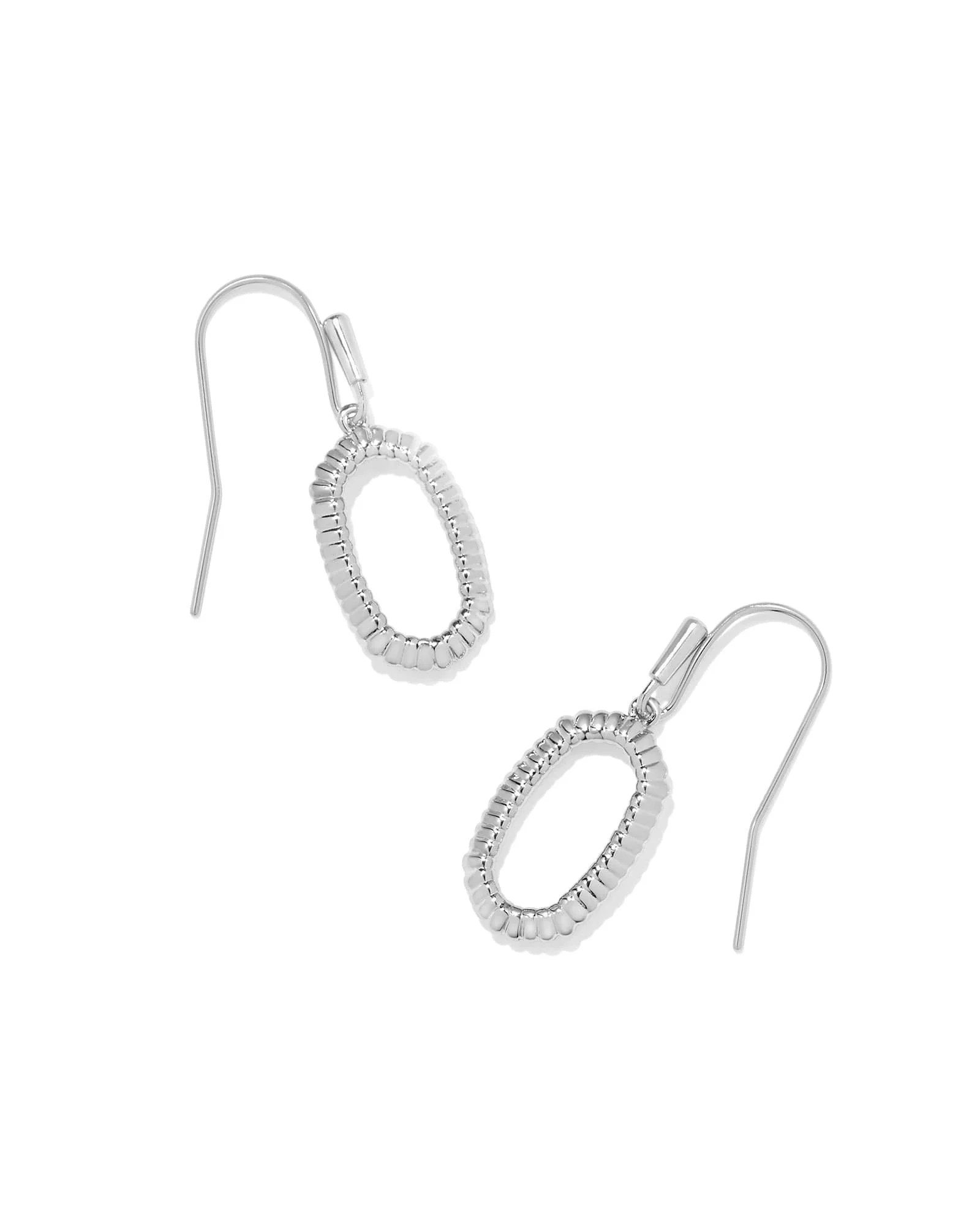 Lee Silver Ridge Open Frame Earrings - 1