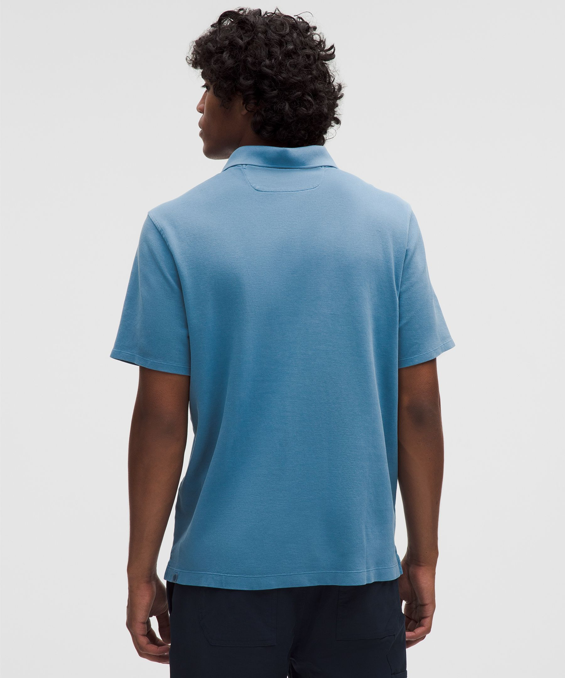 Cotton Pique Short-Sleeve Polo Shirt - 3