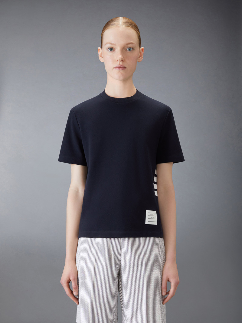 Thom Browne CLASSIC PIQUE 4-BAR TEE outlook