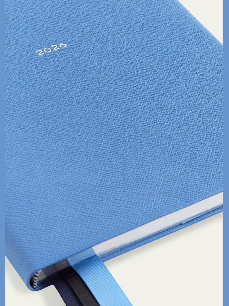 Smythson Portobello 2026 Weekly Vertical Agenda in Panama Leather outlook