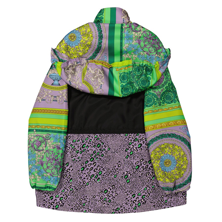 Versace Barocco Patchwork Print Hooded Jacket - 2
