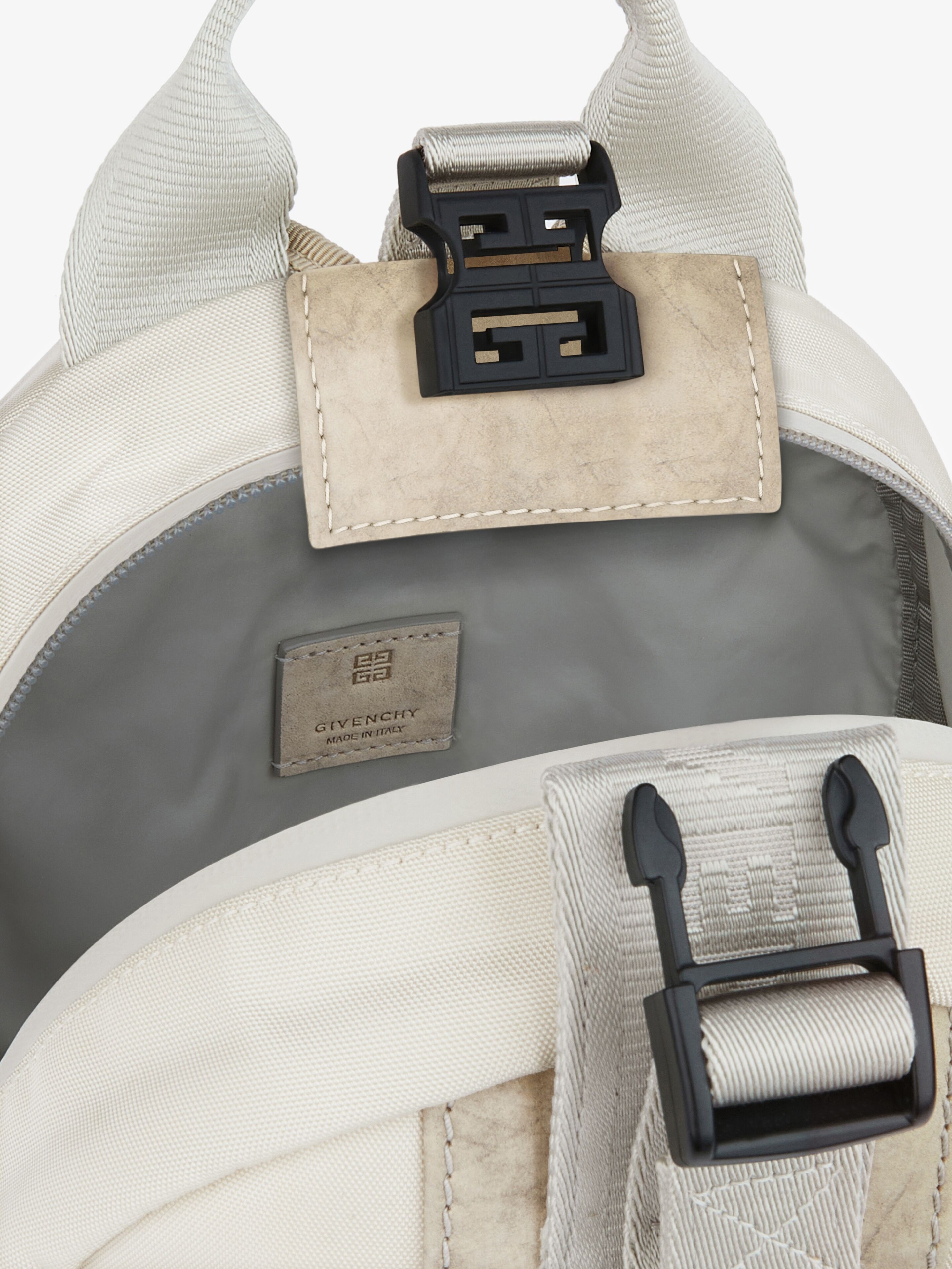 SMALL G-TRAIL BACKPACK IN NUBUCK AND CANVAS - 5