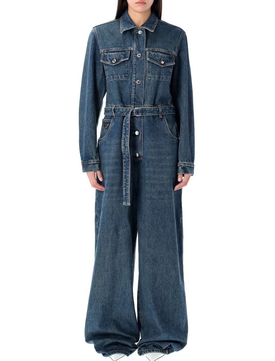 Prada Denim Jumpsuit - 1