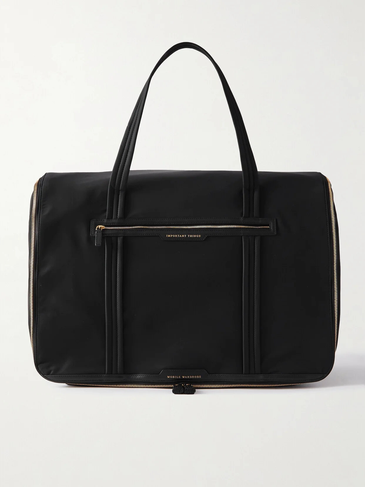 Mobile Wardrobe Leather-trimmed Econyl Travel Case - 1