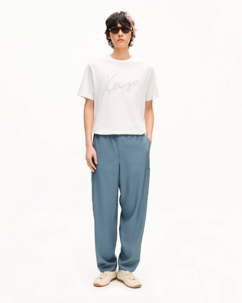 KENZO 'KENZO Signature' embroidered T-shirt in cotton outlook