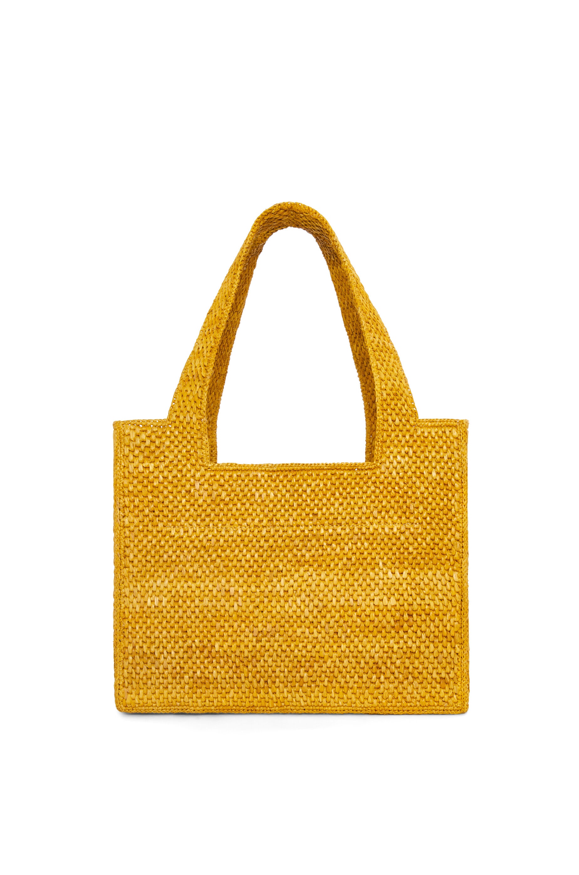 Medium LOEWE Font Tote in raffia - 4