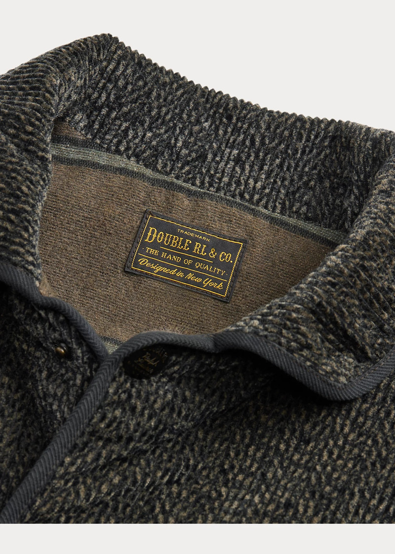 Tweed-Print Corduroy Jacket 5