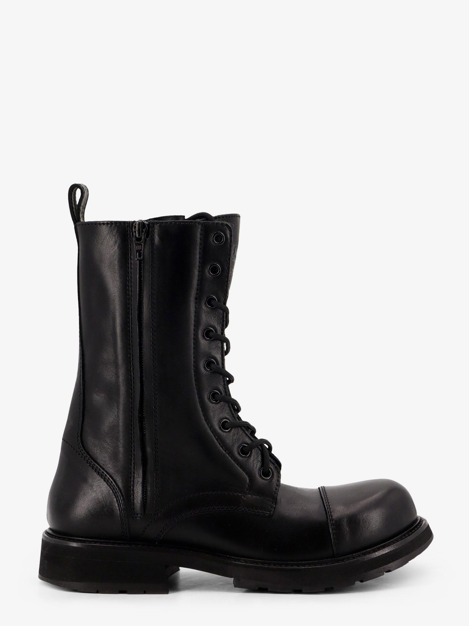 Balenciaga Leather Truck Laceup Boot - 1