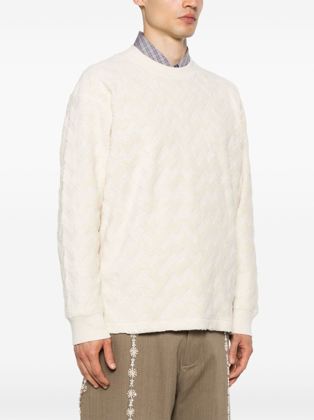 jacquard sweatshirt - 3