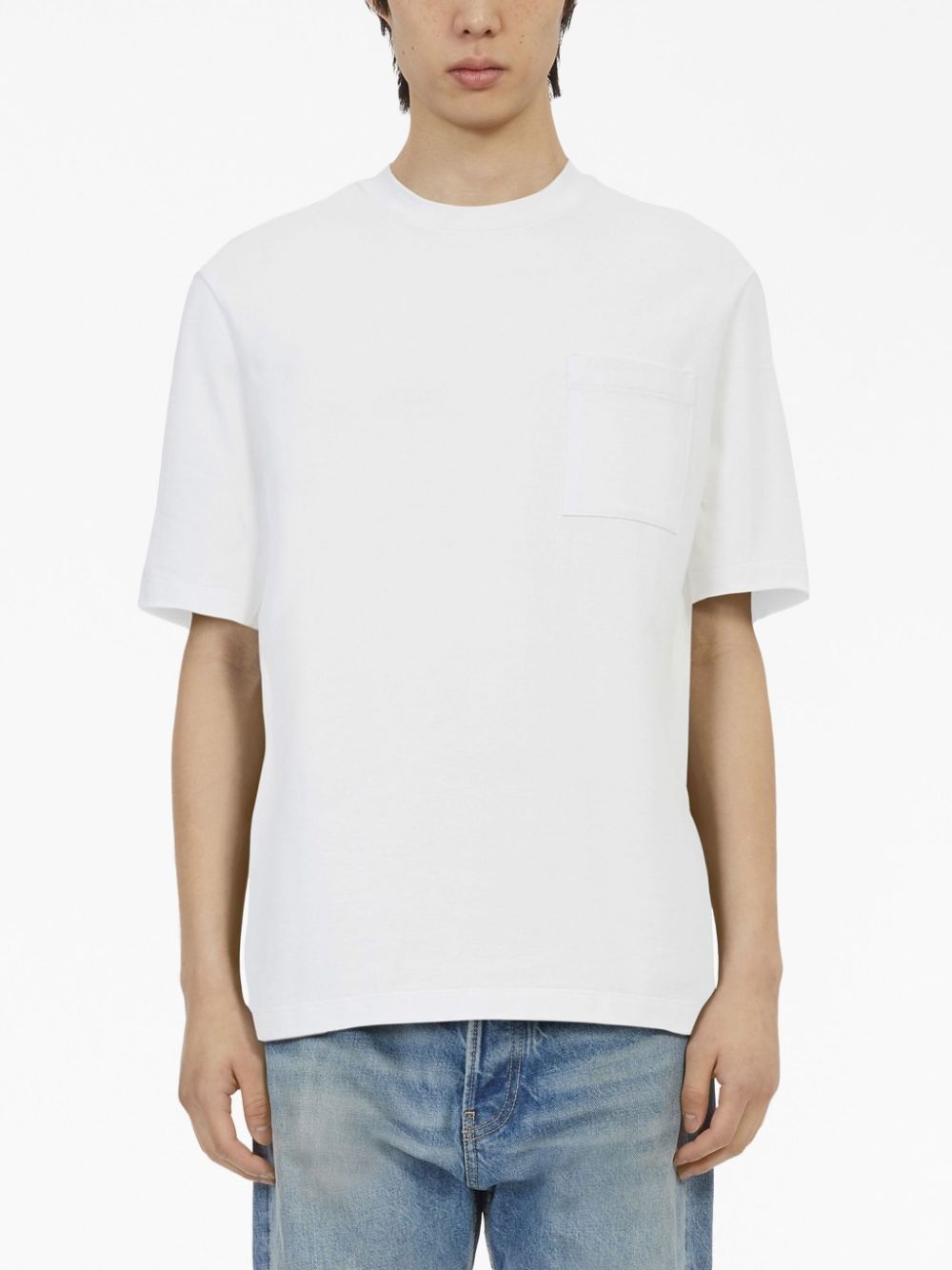stripe-detail short-sleeve T-shirt - 3