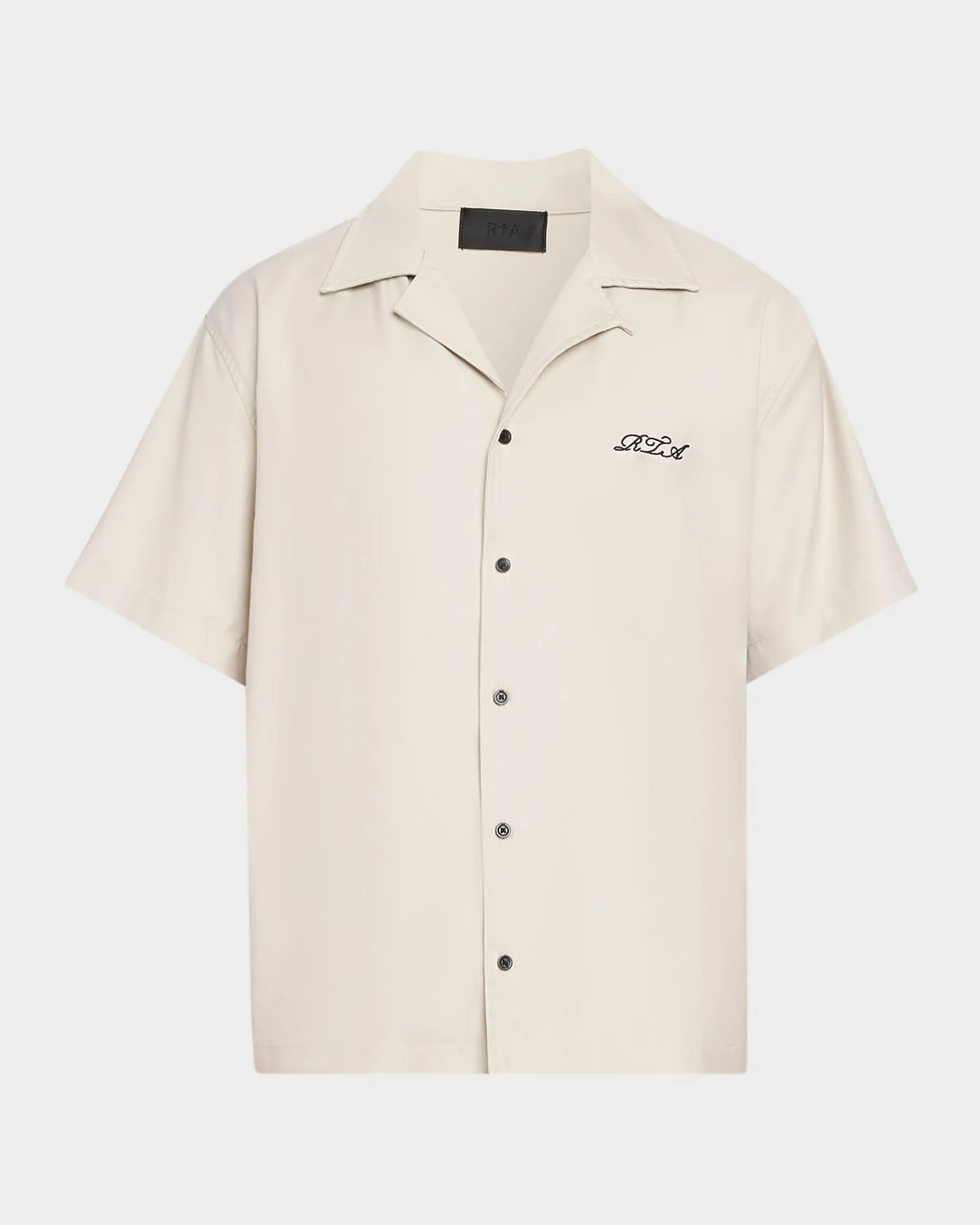 Men's Nathan Logo Script Short-Sleeve Shirt - 1