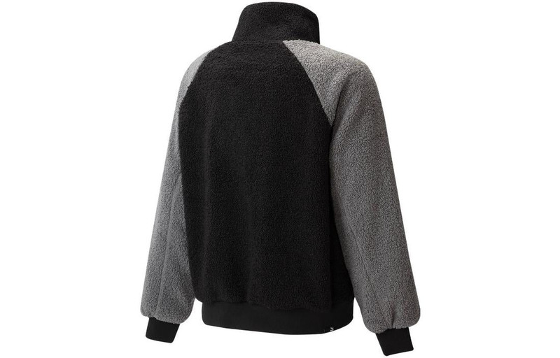PUMA Puma Reglan Sleeve Sherpa Jacket 'Black' 539569-01 outlook
