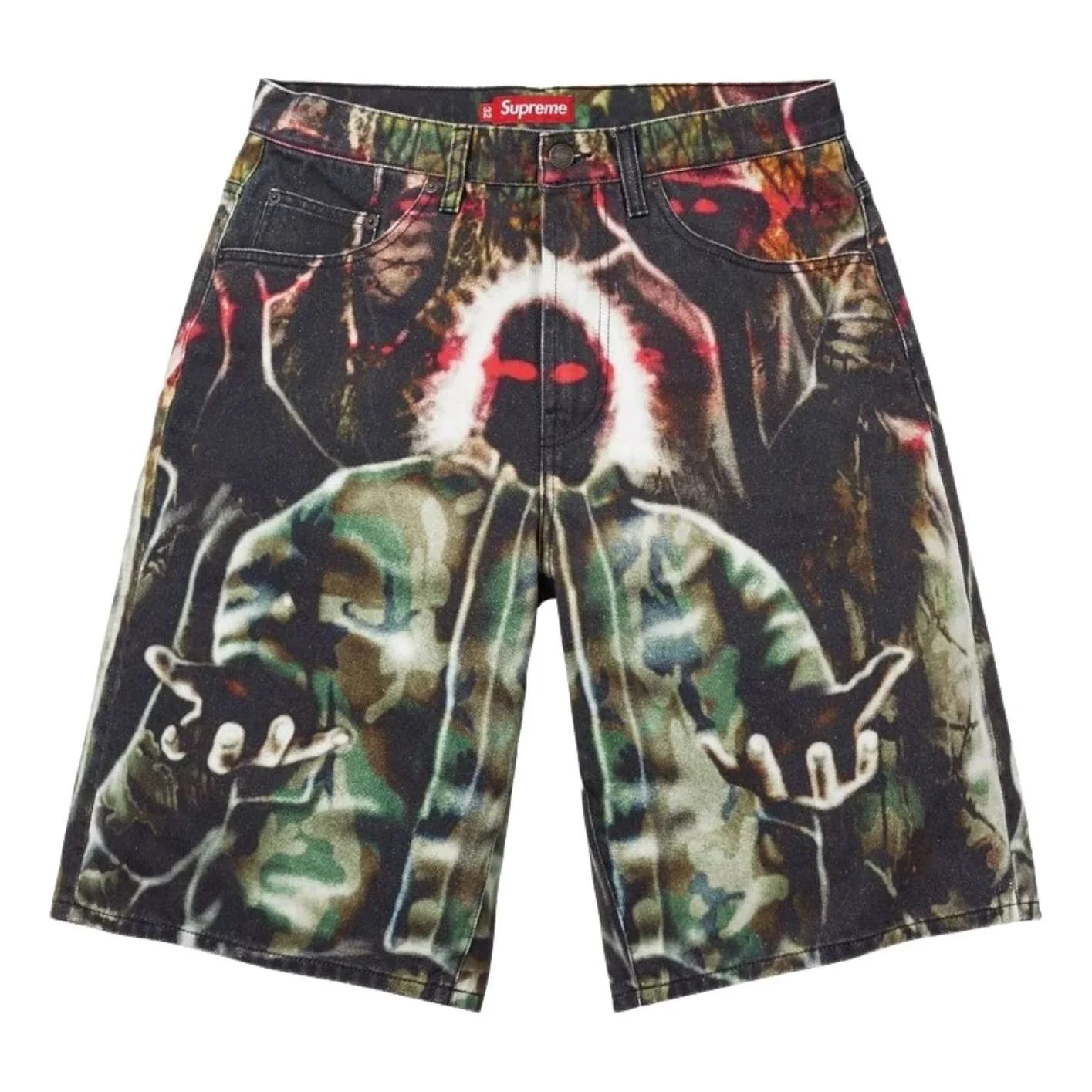 Supreme SS26 Shadows Baggy Denim Short 'Multicolor' SUP-SS26-215 - 1