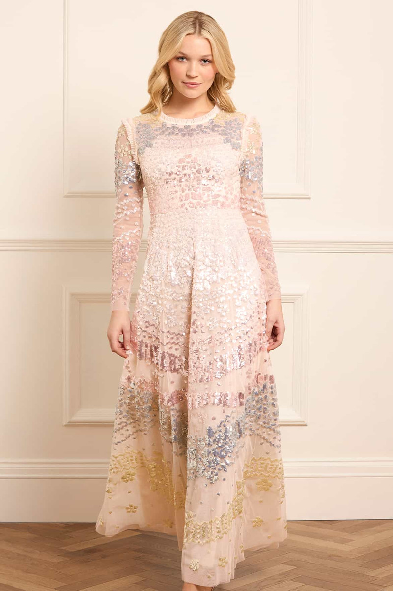 Needle & Thread Angeline Sequin Gown outlook