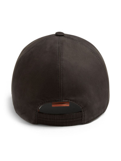 ZEGNA SECONDSKIN leather baseball cap outlook