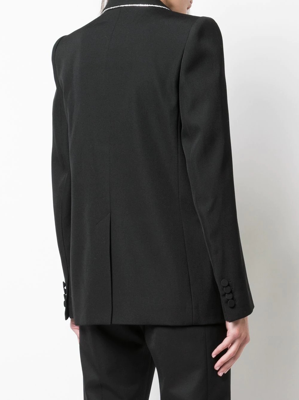 embellished lapel blazer - 4
