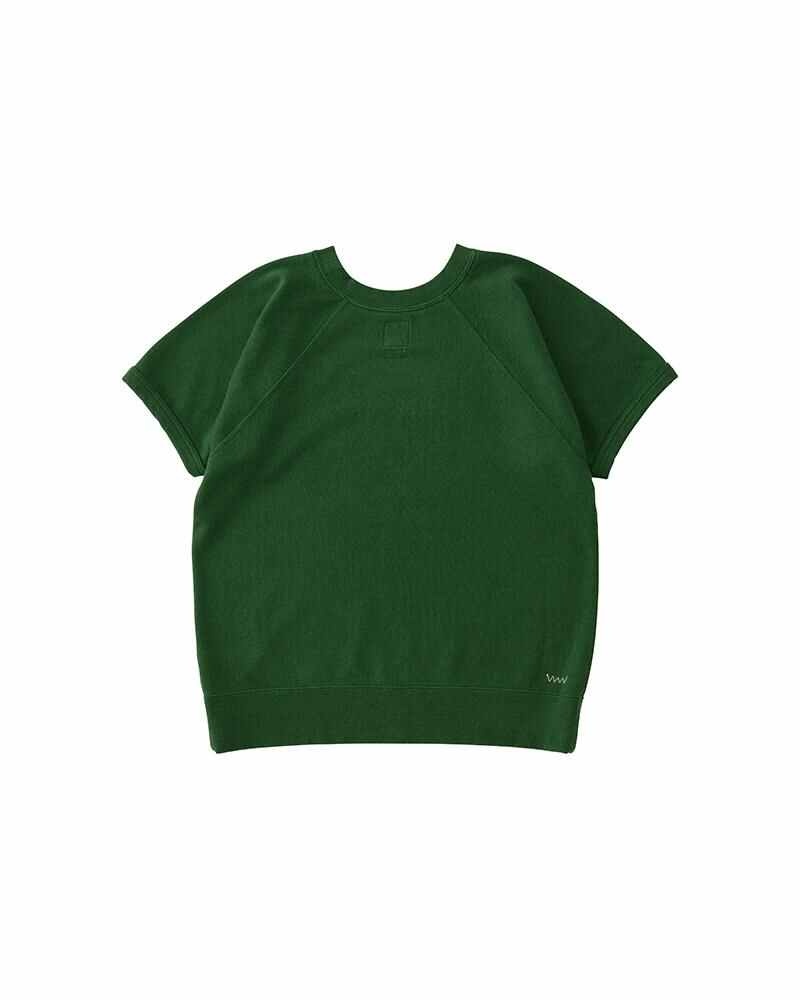 RAGLAN SWEAT S/S (C/WS) W GREEN - 2