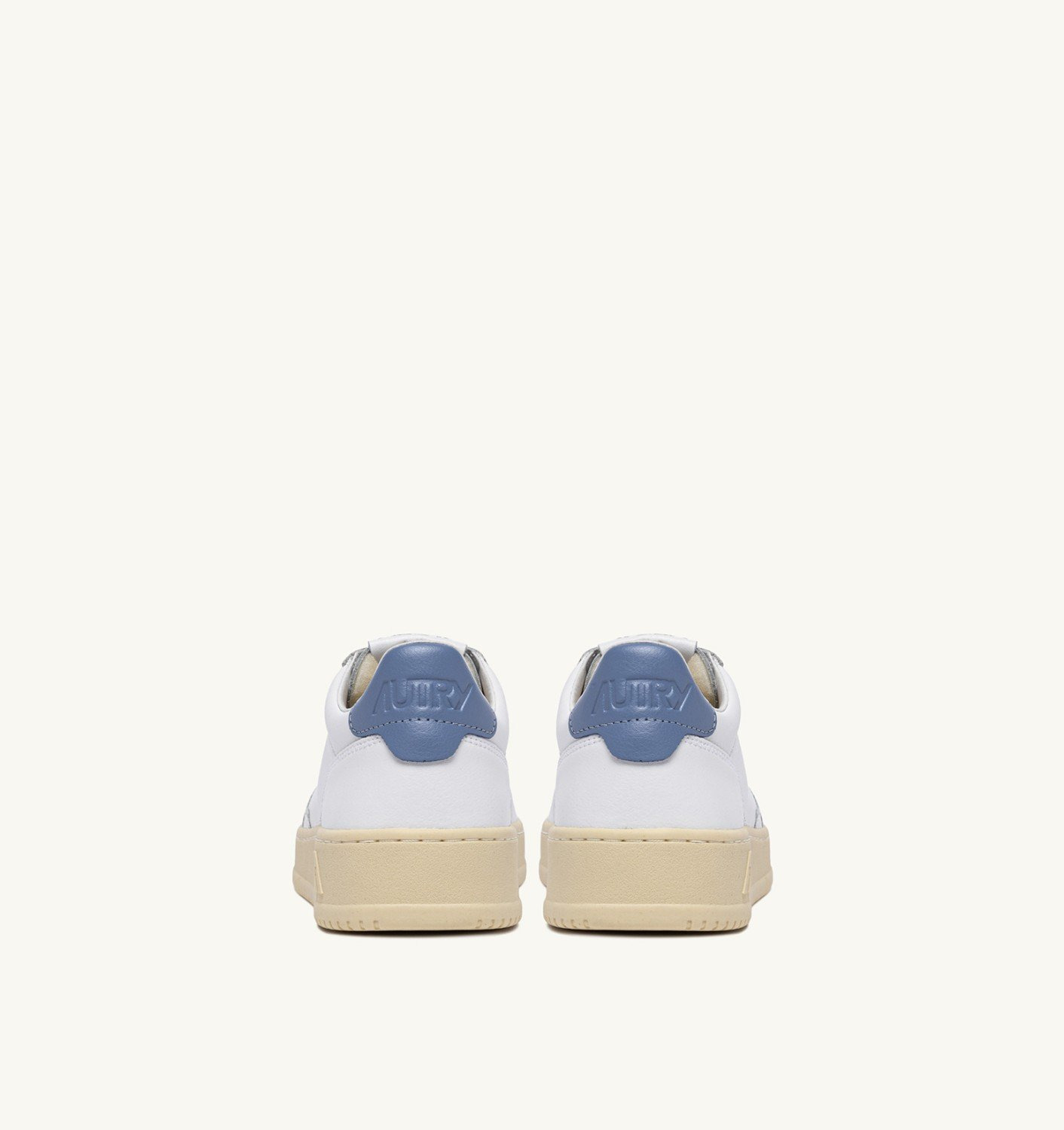 MEDALIST LOW SNEAKERS IN WHITE AND TEMPEST LEATHER - 3