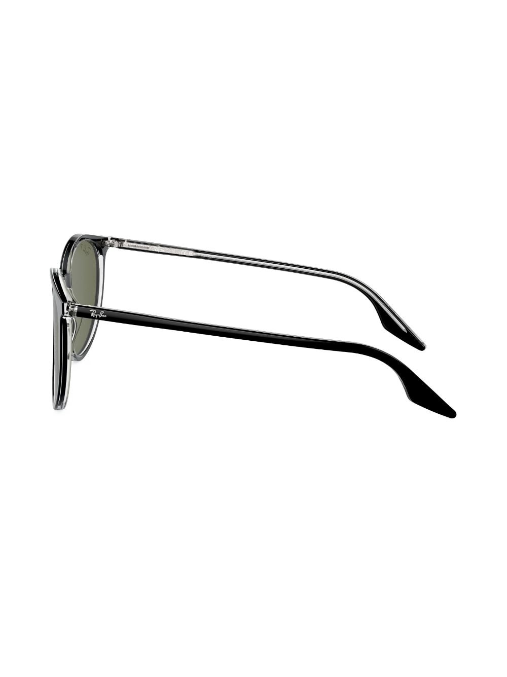 logo-lettering round-frame sunglasses - 3