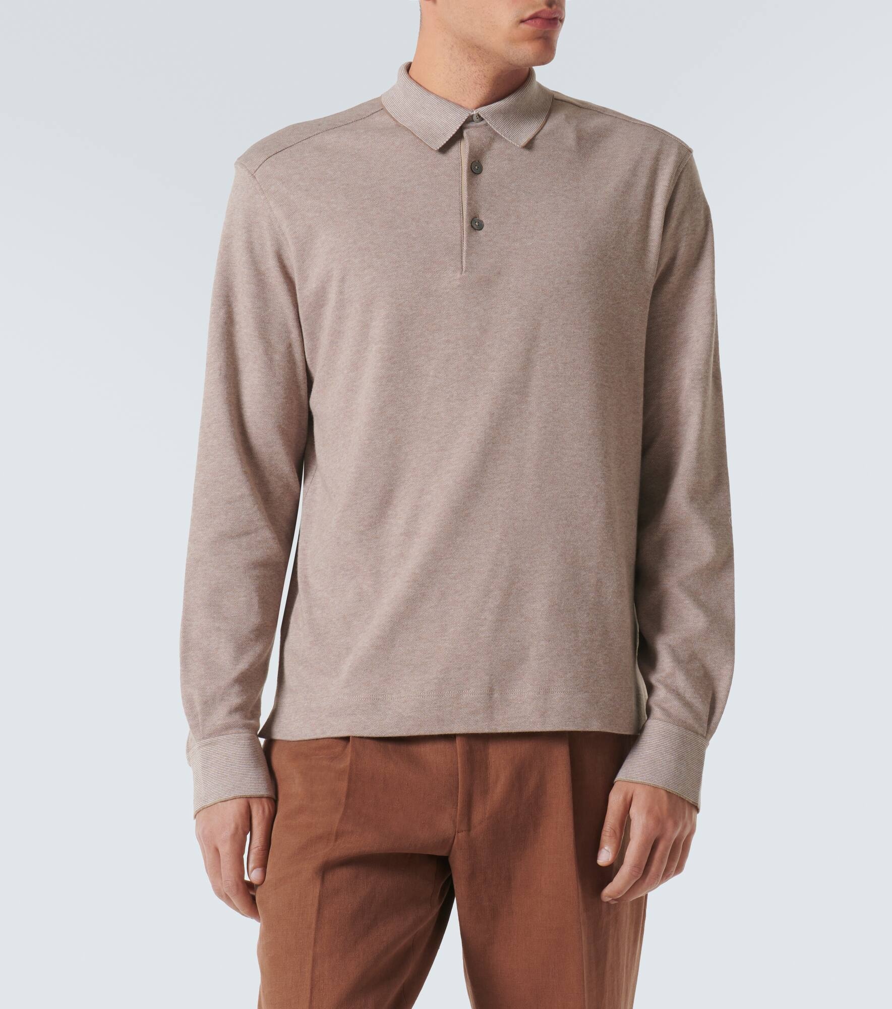 Cotton polo sweater - 3