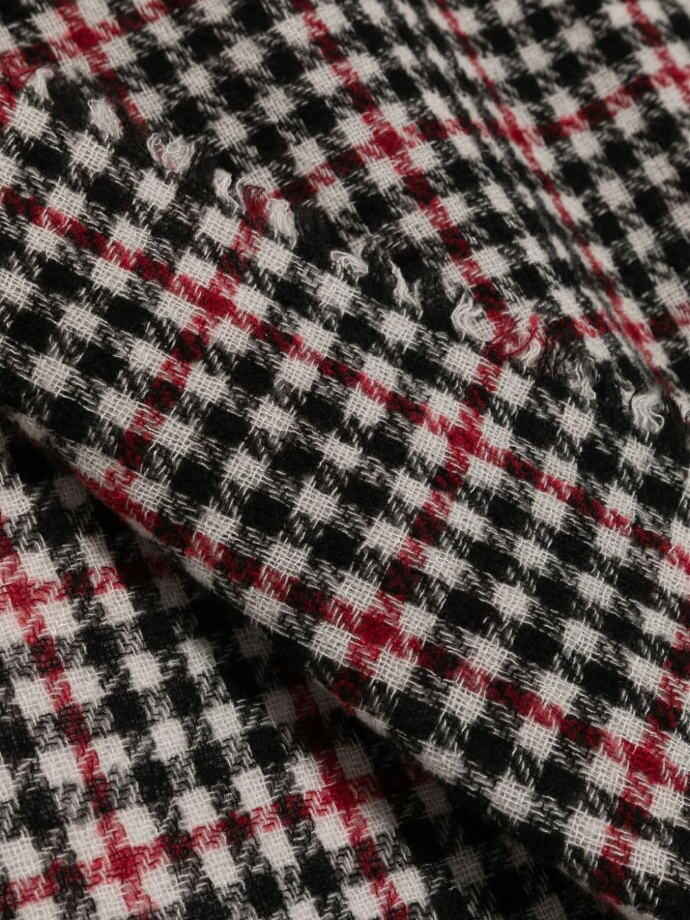 plaid check scarf - 2