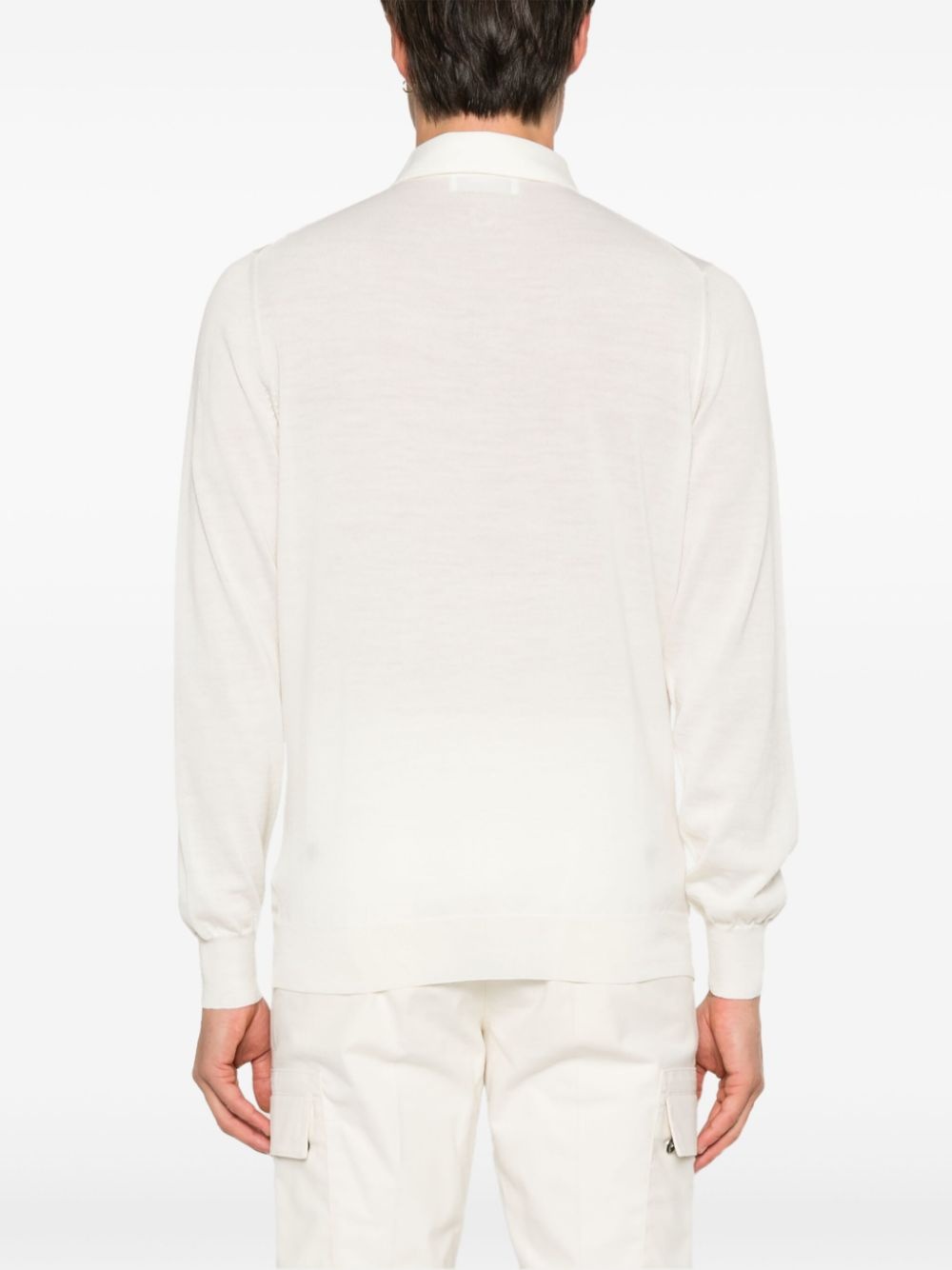 mélange polo shirt - 4