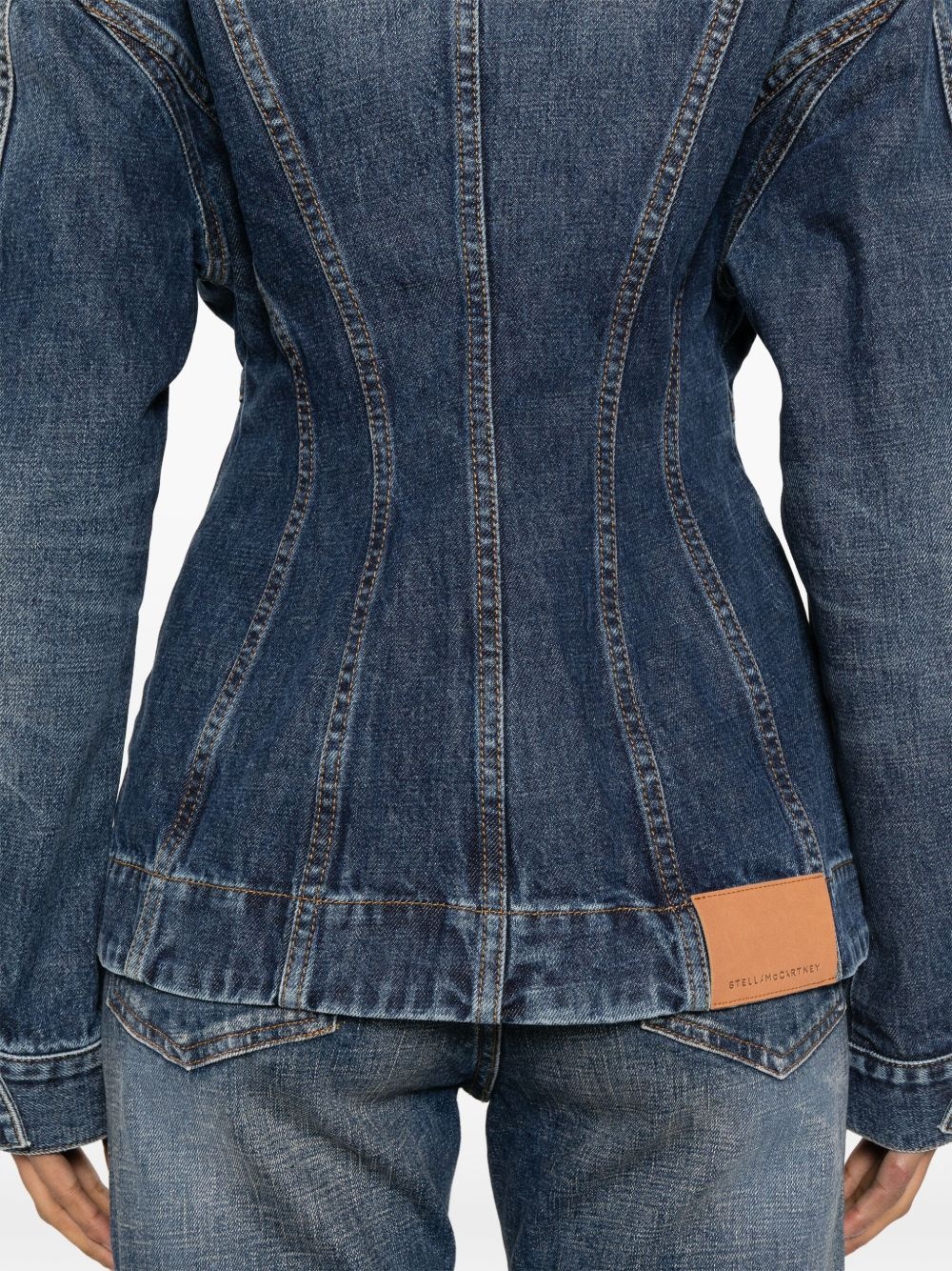 cotton denim jacket - 5