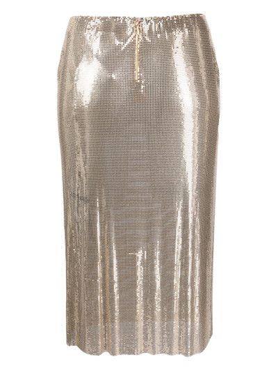 Sportmax sequin-embellished high-rise midi skirt outlook
