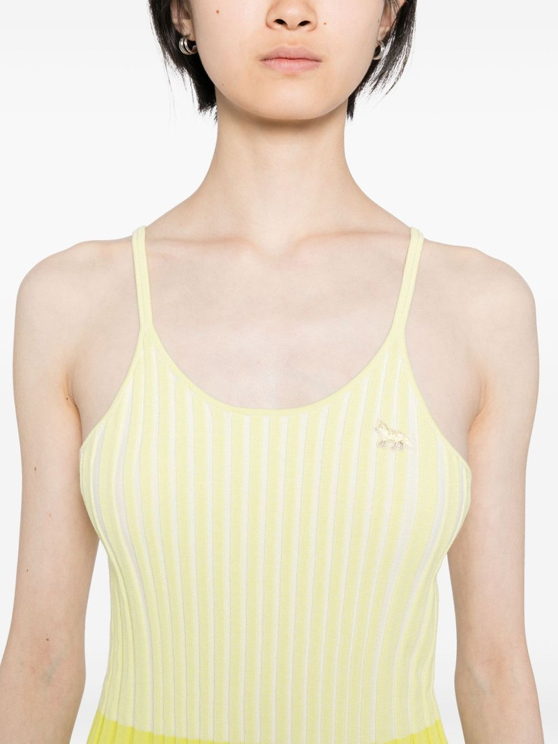 baby fox-patch ribbed tank top 5
