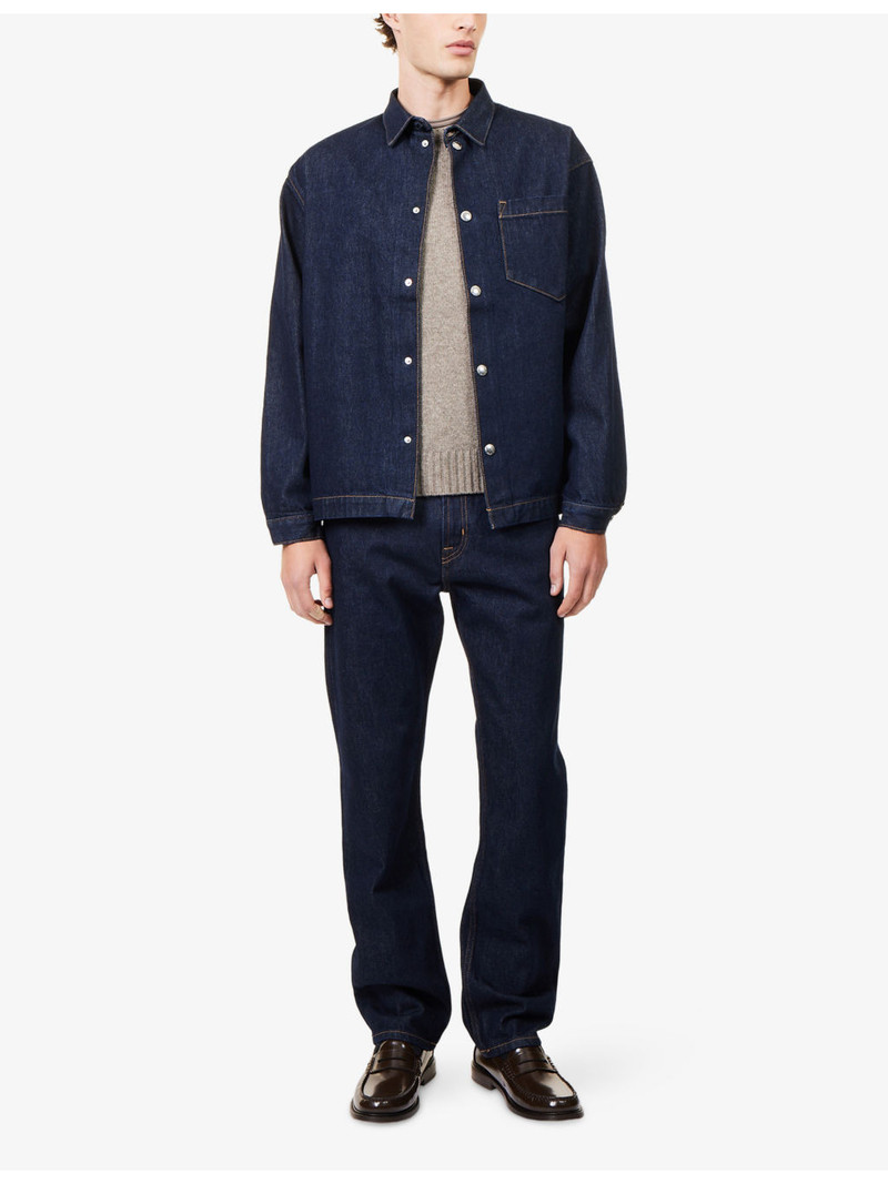7 For All Mankind Regular-Fit Denim Overshirt outlook