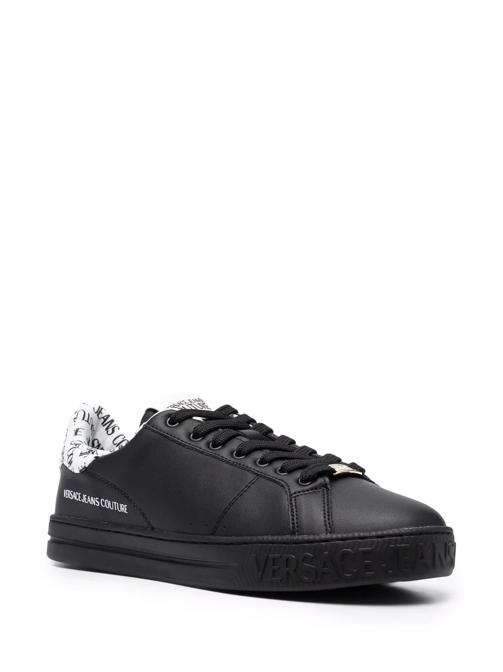 logo-print lace-up sneakers - 2