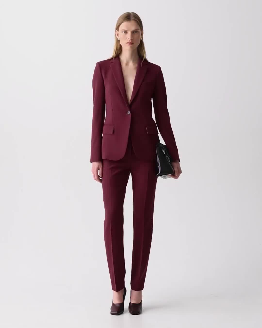 Staple Blazer in Admiral Crepe - 8