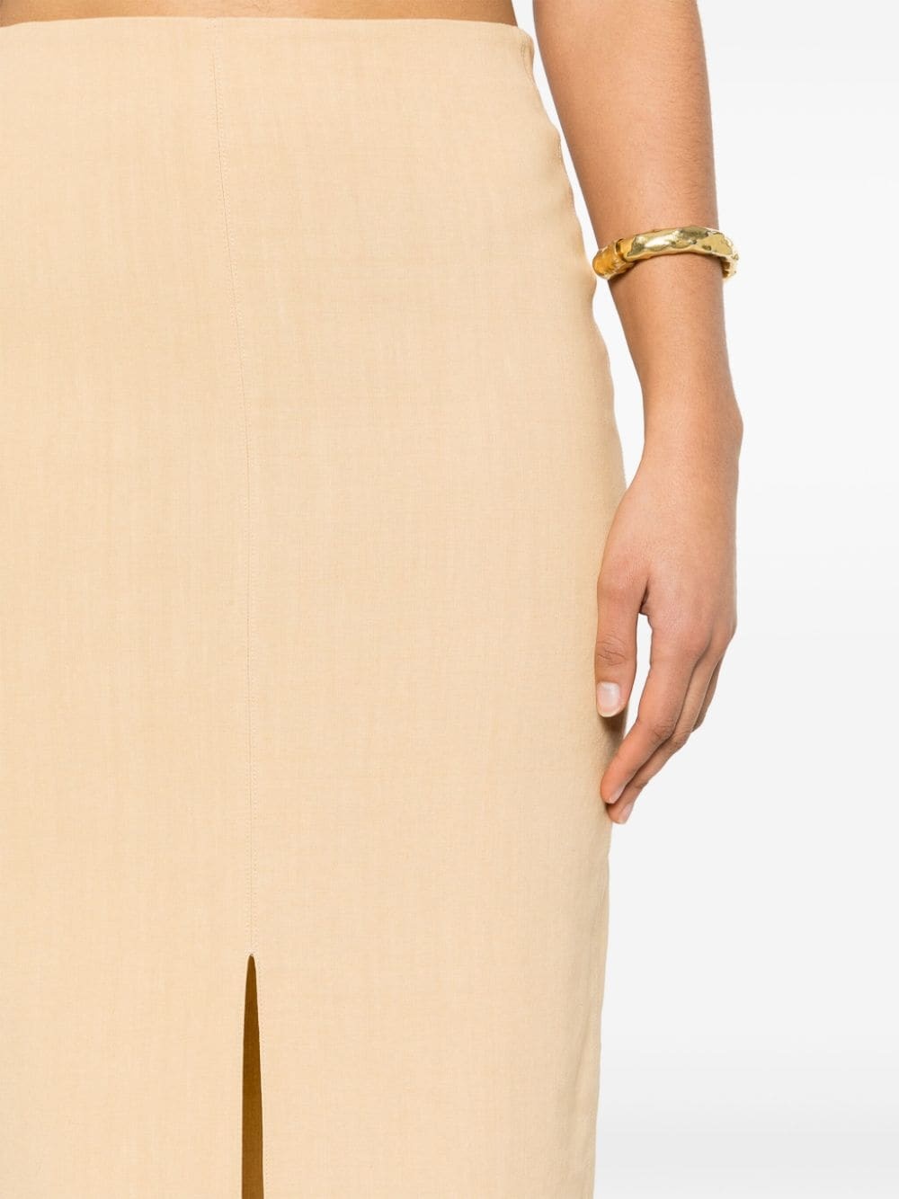 Mills front-slit skirt - 9
